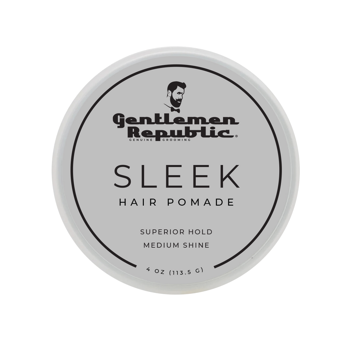 Premium Sleek Pomade for Men Smooth Styling Control 4oz Premium Sleek Pomade for Men Smooth Styling Control 4oz