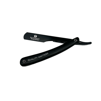 Classic Barber Straight Razor – Black Wood Edition