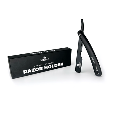Classic Barber Straight Razor – Black Wood Edition