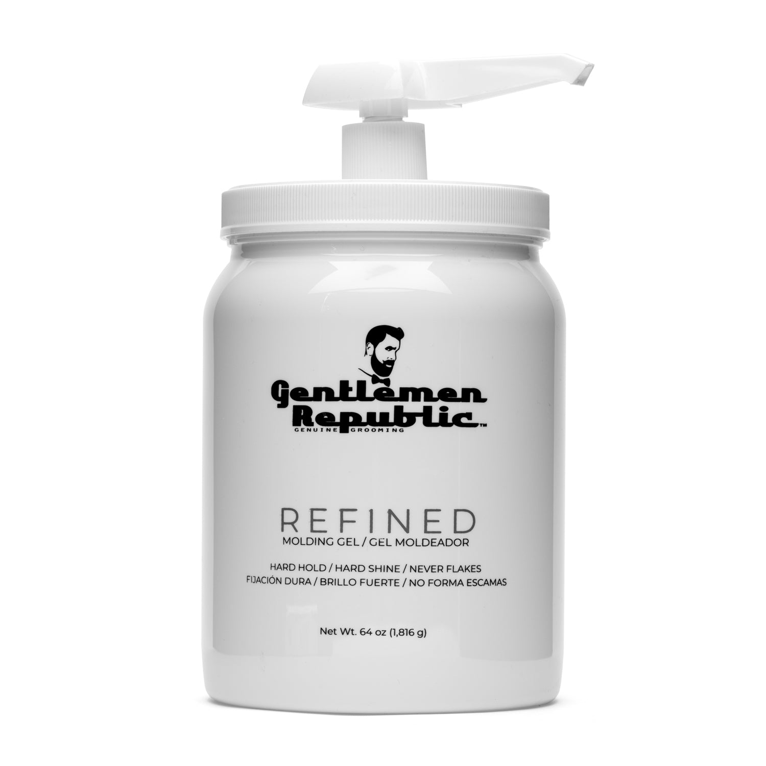 Refined Hair Gel 8oz 16oz 32oz 64oz By Gentlemen Republic